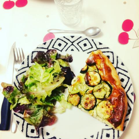 tarte courgette chevre familyross