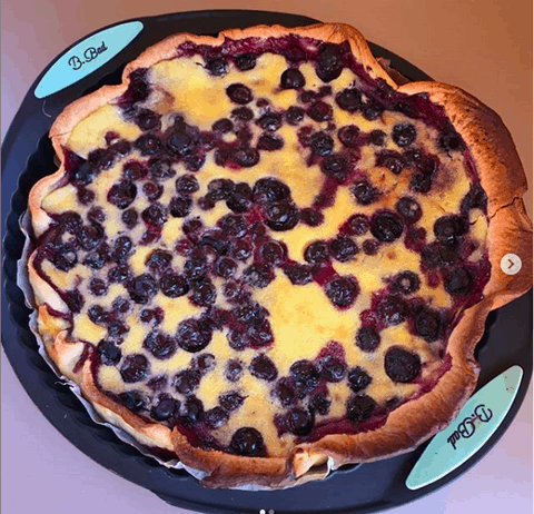 tarte myrtille familyross